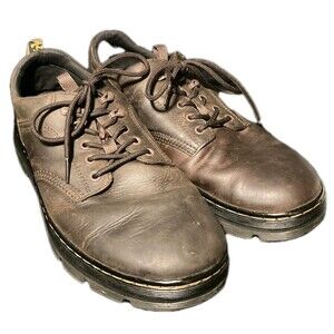 Dr Martens Reeder Brown Leather Oxfords Men’s 13 Grunge Y2K‎